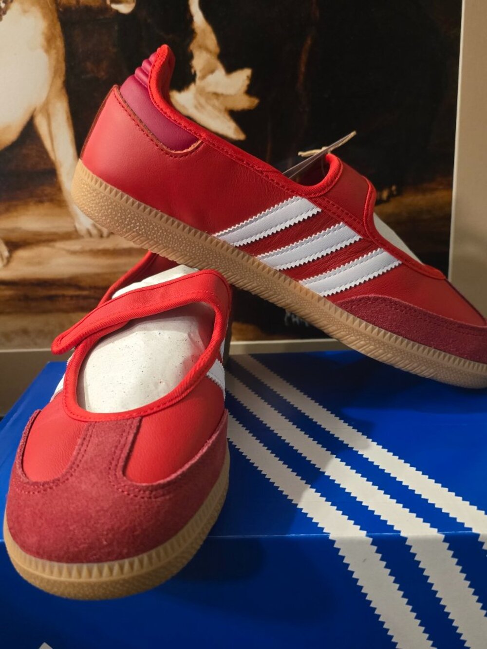 Adidas Original Samba Jane Better Scarlet Women’s Shoes – Red - RARE Wmns Sz 8